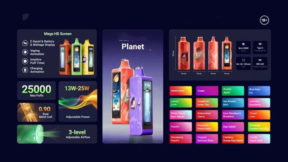 elfbar planet 25000 puffs vape